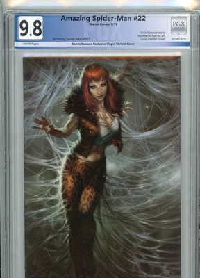 Amazing Spider-Man #22 (2019) | 9.8 NM/MT | Lucio Parillo Virgin | ComicXPosure - Image 1 of 4