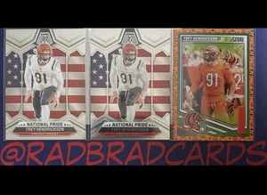 NFL Football Cincinnati Bengals 24-25 Panini Trey Hendrickson 3 Card Lot MINT - Picture 1 of 1