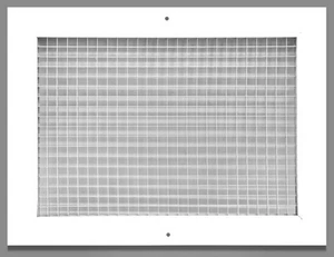 6" x 14" or 14" x 6" Cube Core Eggcrate Return Air Grille - Aluminum Rust Pro... - Picture 1 of 7