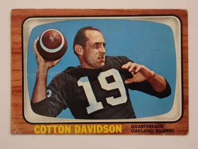1966 Topps - Cotton Davidson #109 - Oakland Raiders - Image 1 of 2