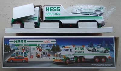 Camión de juguete y corredor Hess 1991 vintage con luces delanteras y traseras nuevo de Lote Antiguo B Foto 1 de 2