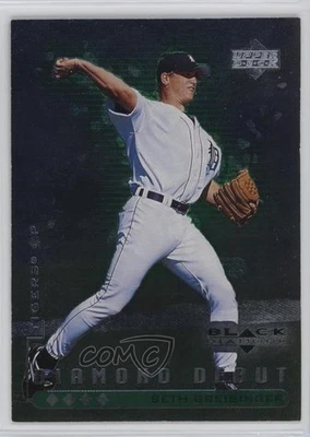 1999 Upper Deck Black Diamond Debut Quadruple /100 Seth Greisinger #100 - Image 1 of 2
