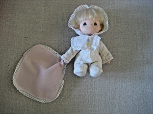 Vintage Precious Moments 7” Doll Hi Babies Baby Girl Pal Figure W/ Blanket 1992 - Picture 1 of 9
