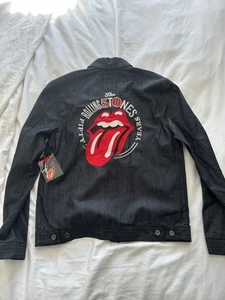 Rare 50th Anniversary Rolling Stones Denim Jacket With Tag - Picture 1 of 5