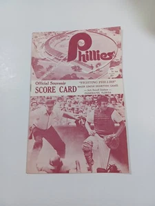 Mid 1970s Phillies Sping Training Program Unscored vs Mets Mike Schmidt - Picture 1 of 5
