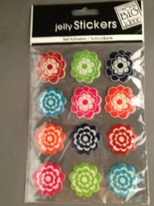Mambi Jelly Stickers 3D Flower Centers  - Picture 1 of 1