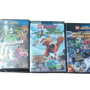 2 Batman + 1 Scooby Doo Lego Movies - Imagen 1 de 10
