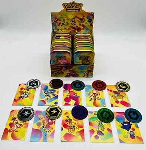 Pokemon 151 Mini Latas Vacías Exhibición con Monedas y Cartas, Juego Completo, ¡Sin Paquetes! - Imagen 1 de 5