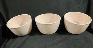 ZAK! Designs PINK CONFETTI Melamine 5” Bowls Snack Dessert Unused - 3 Bowls - Picture 1 of 7