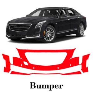 Front bumper PreCut PPF Paint Protection Film For Cadillac CT6 2016-2018 - Picture 1 of 7