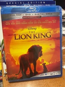 Disney The Lion King (Blu-Ray + DVD + Digital, 2019) w/ Slipcover New free ship - Imagen 1 de 1