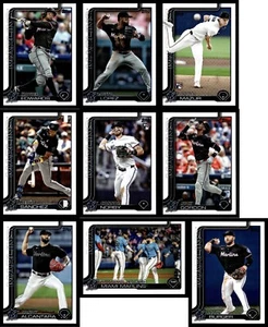 2025 Topps Series 1 Team Set - Miami Marlins - 9 Cards - Picture 1 of 10
