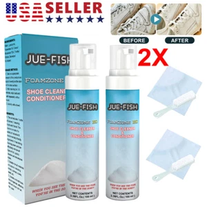 2 pz FZ150 Pulitore Scarpe, Foamzone 150 Kit Pulitore Scarpe e Balsamo 100 ml Stati Uniti - Foto 1 di 12