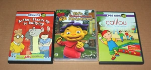 PBS Kids Lot of 3 DVD's Arthur, Sid The Science Kid, Caillou - Picture 1 of 2