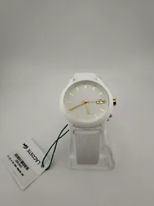 NEW Lacoste Women's Watch White Silicone Strap, Model 2001063 - Picture 1 of 7