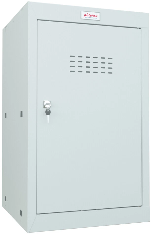 phoenix Würfel-Schließfach CL0644 Schlüsselschloss hellgrau