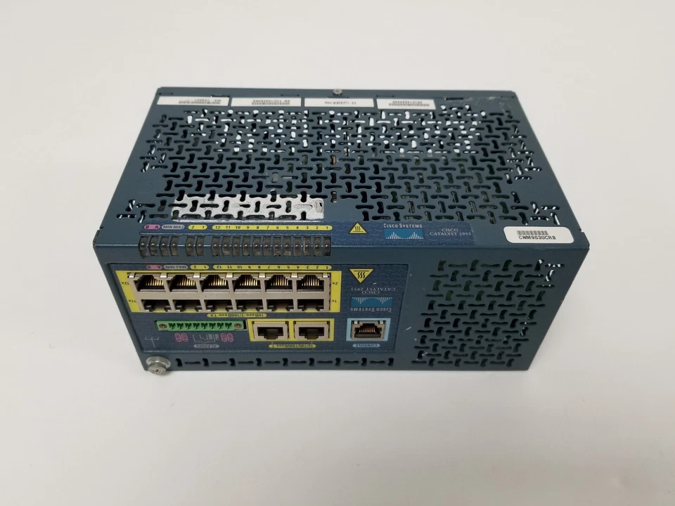 Cisco WS-C2955T-12 Industrial Switch, 12-Port 10/100, 2-Port 10/100/1000 - Image 1 of 4