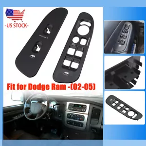 US For 02-05 Dodge Ram 1500 2500 3500 Door Window Switch Trim Bezel Master AA - Imagen 1 de 15