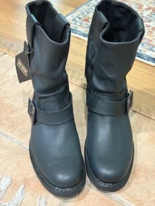 Harley Davidson Womens 10" High Boots Sz 10 US - 8 UK - 42 EUR - Picture 1 of 14