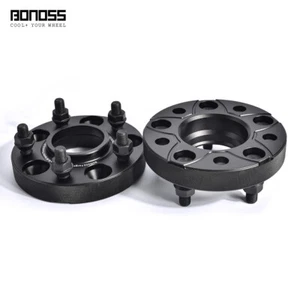 BONOSS 2Pc 1 inch 5x115 Wheel Spacers for Cadillac ATS ATS-L CT4-V ELR W. Nuts - Picture 1 of 12