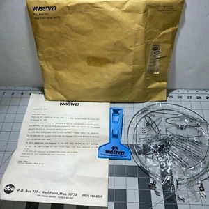 WVSB TV 27 Super Bowl abc antenna 1985 Star Trek wrath of khan TV antenna Papers - Picture 1 of 9