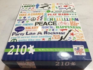FACTORY SEALED NIB LOUISE CAREY " BE WHO YOU ARE" PUZZLE 210 PIECE - Picture 1 of 9