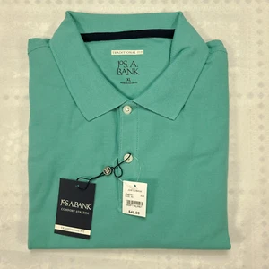Jos A Bank Polo Shirt Size XL Traditional Fit NEW NWT Aqua Green Cotton #N40 - Picture 1 of 10