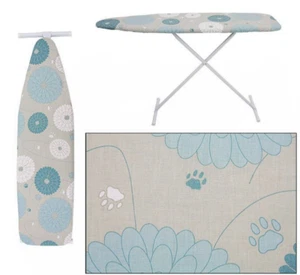 Paws and Flowers Ironing Board Cover, Animal Love Training Board Cover - Picture 1 of 2