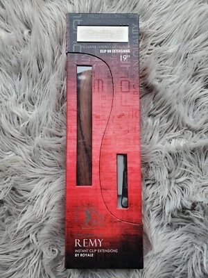 Nuevas Extensiones de Cabello Royale Clip Rojo Marrón RE04 RE 04 100% Humano Remy 19" Foto 1 de 4