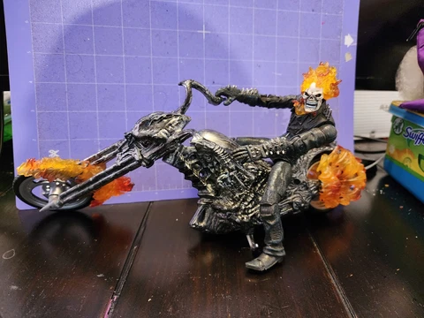 Custom Ghost Rider 1/12 Action Figure Nicholas Cage Cover