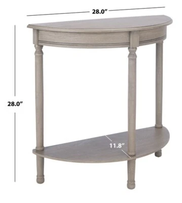 Safavieh TINSLEY 1/2 ROUND CONSOLE TABL, Reduced Price 2172752536 CNS5723A - Image 1 of 4