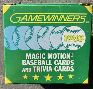 1988 SPORTFLICS Game Winners Baseball Factory Set (25 Cards+17 Trivia Cards) MLB