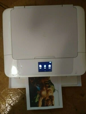 Canon White Pixma MG7720 Printer Scanner Airprint - extra ink - Image 1 of 4