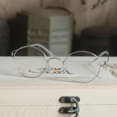 Титановые круглые очки Steve Jobs очки мужские серебряные круглые прозрачные очки  - Изображение 1 из 4