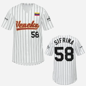 Venezuela - VENEKA SIFRINA Camisa Camiseta Béisbol Réplica 2024 CAMISETA Personalizada - Imagen 1 de 8