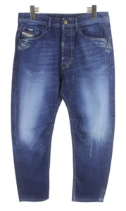 Pantalones de mezclilla DIESEL Narrot regular-zanahoria 008MZ para hombre W29/L32 hasta el tobillo descoloridos - Imagen 1 de 11
