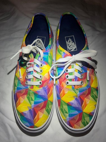 Scarpe sneakers Vans unisex classiche 721356 geometriche multicolore taglia M 7 5 W 9