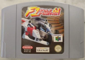 F1 POLE POSITION 64 pour Nintendo 64 PAL N64 NUS-NHGP-EUR Ubisoft - Imagen 1 de 2