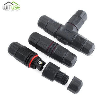 IP68 Waterproof Connector 2 3 4 5 Pin Electrical Terminal Wire Adapter Set 0FFE - Image 1 of 4
