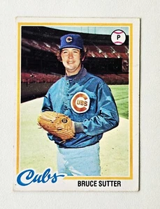Tarjeta de béisbol Bruce Sutter 1978 Topps # 325 - Chicago Cubs - Imagen 1 de 2