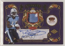 2010 Crown Royale Materials Prime Signatures /25 Damian Williams Rookie Auto RC