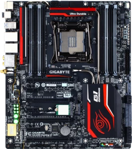FOR GIGABYTE GA-X99-Gaming G1 Wifi DDR4 128GB X99 Motherboard 100% Test Work - Picture 1 of 5