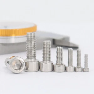 304 Stainless Steel Allen Hex Socket Bolts Cap Head Screws M1.6-M8 Select - Bild 1 von 12