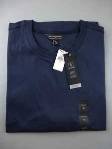 Banana Republic Men's Crew Neck Dress T Shirt Tee Navy BlueSize XL - New NWT $40 - Picture 1 of 4