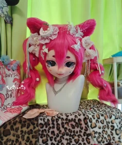kig style Fursuit My Little Pony Pinkie Pie homemade cosplay head - Picture 1 of 1