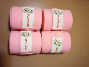 Pony rosa Vliesbandagen 4er SET - Bild 1 von 2