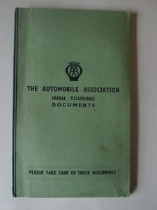 AA folder of Irish touring documents 1950.Automobile association.RAC. - Picture 1 of 8