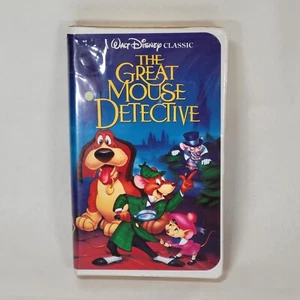 WALT DISNEY'S THE GREAT MOUSE DETECTIVE VHS Tape, Black Diamond The Classics - Picture 1 of 6