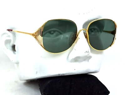 ICONIC CH. DIOR GOLDEN SUNGLASSES VINTAGE STYLISH FRANCE METAL FRAME 2362 44 - Image 1 of 4