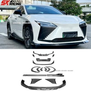 Fits 2023-25 Lexus RZ300e RZ450e Carbon Fiber Front Lip Rear diffuser Body kits - Picture 1 of 14